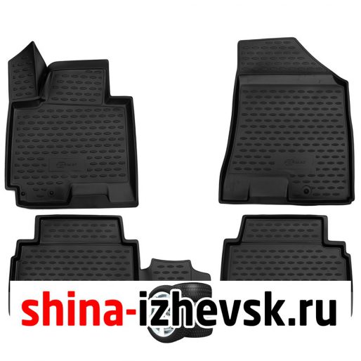 Коврик Коврики 3D в салон Format для Kia Sportage, 2010-2016, 4 шт. (ПУ, повышенная износостойкость) в Ижевске